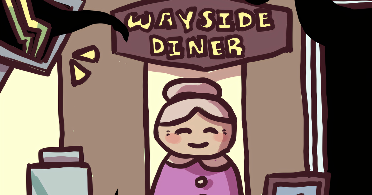 Diner in the Storm Cover